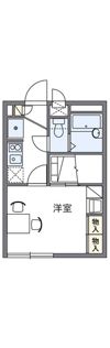 レオパレスフィオーレⅡの間取り画像