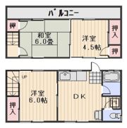 新丸栄コーポ 東の間取り画像