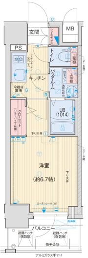 アドバンス神戸マーレの間取り画像
