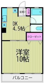 マンション富士の間取り画像