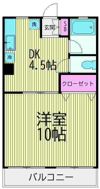 マンション富士の間取り画像