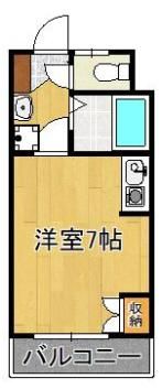 オリエンタル折尾駅の間取り画像