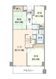フローラ新横浜の間取り画像