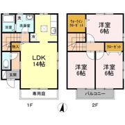 ローズコート C棟の間取り画像