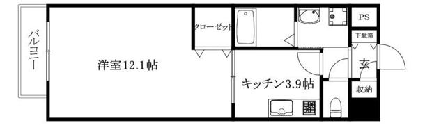 シャトー・ド・フェニックス永木町の間取り画像