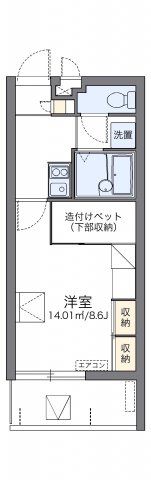 レオパレスコンフォートおろくⅡの間取り画像