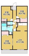 ランドロードUA棟の間取り画像