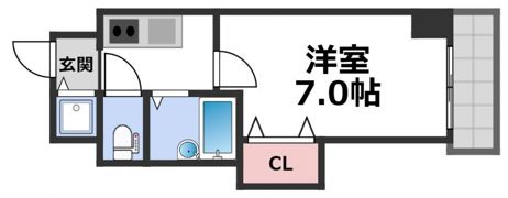 CITY SPIRE布施の間取り画像