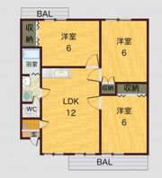 ハイツ21の間取り画像