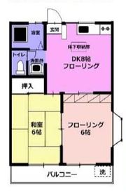 サンハイツBの間取り画像