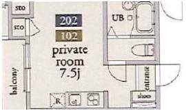 アーベインテラス大塚の間取り画像