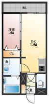 トレス天満Aの間取り画像