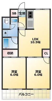 イーエムハウスの間取り画像