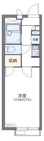 レオパレスさくら2の間取り画像