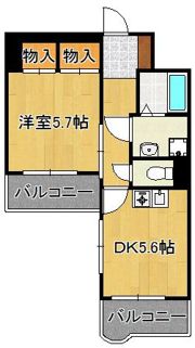 ギャラン小文字の間取り画像