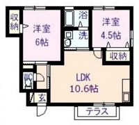 サニーコート平福の間取り画像