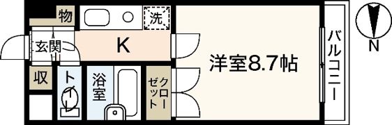 3rd IKEMOTOの間取り画像