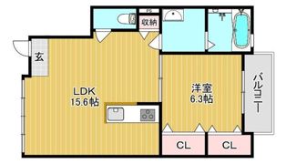 西中新田新築APの間取り画像