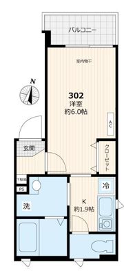 ブラン北千住の間取り画像