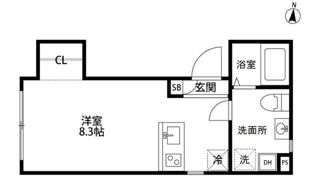 フェルヴォーレ住吉の間取り画像