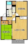 セジュール福西の間取り画像