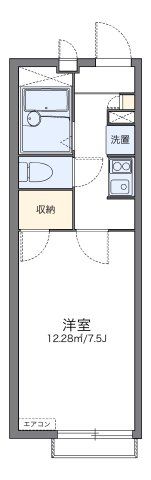 レオパレスウエストスプリングⅡの間取り画像