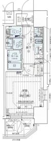 エステムコート大阪WESTの間取り画像