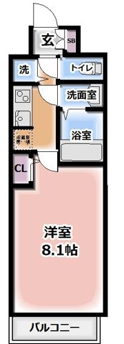 サムティ江坂レガーロの間取り画像