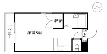 ポルテ鈴村の間取り画像