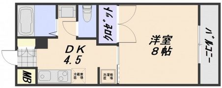 レジデンス東雲の間取り画像