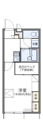 レオパレスFukufukuの間取り画像
