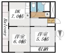 エクセレントひばりが丘Bの間取り画像