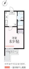 ハーミットクラブハウス横浜浅間台ⅡA号棟（仮）の間取り画像