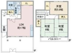 ユニーブル八事タウンハウスC棟の間取り画像