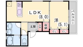KARIN新長田アネックスの間取り画像