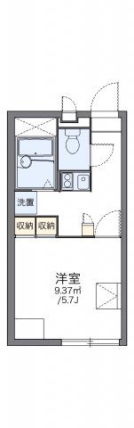 レオパレスグリーンビューイワタの間取り画像