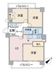 ライオンズマンション高針台の間取り画像