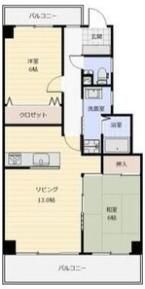 荘苑江南の間取り画像