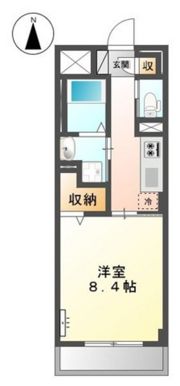 ディアコート下伊福の間取り画像