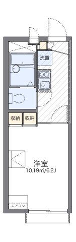 レオパレスマロンフィルドの間取り画像