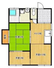 テラスハウス栄町の間取り画像