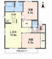 ハーミテージ C棟の間取り画像