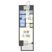 プレサンスOSAKA DOMECITYワンダーの間取り画像