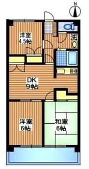 ロングキャッスルⅡの間取り画像