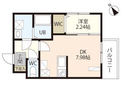 MOVE庚午北弐番館の間取り画像