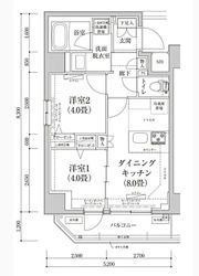 ティモーネグランデ錦糸町の間取り画像