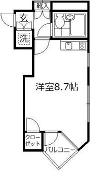 カゼッタ駒の間取り画像