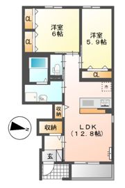 スカイハイ・ウィッシュの間取り画像