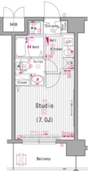 ガーラ横濱南の間取り画像