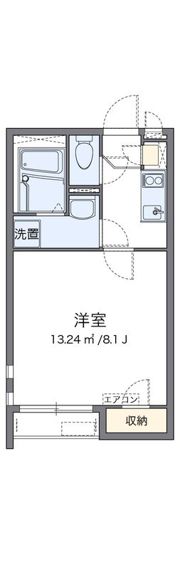 クレイノ欅の間取り画像